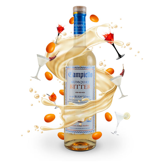 Campiello Bitter Bianco de Kumquat de Corfou 700ml