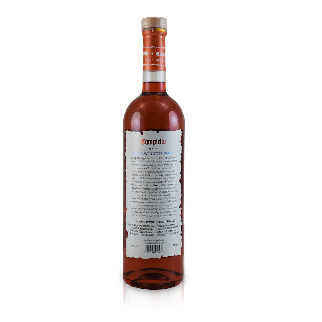 Campiello Bitter Rosso de Kumquat de Corfou 700ml