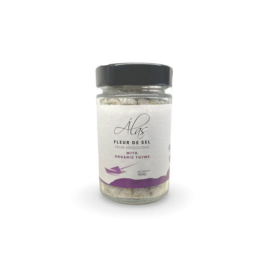 Fleur de sel de Messolonghi au thym bio 160g