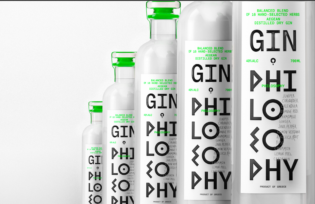 Gin artisanal grec Philosophy 70cl