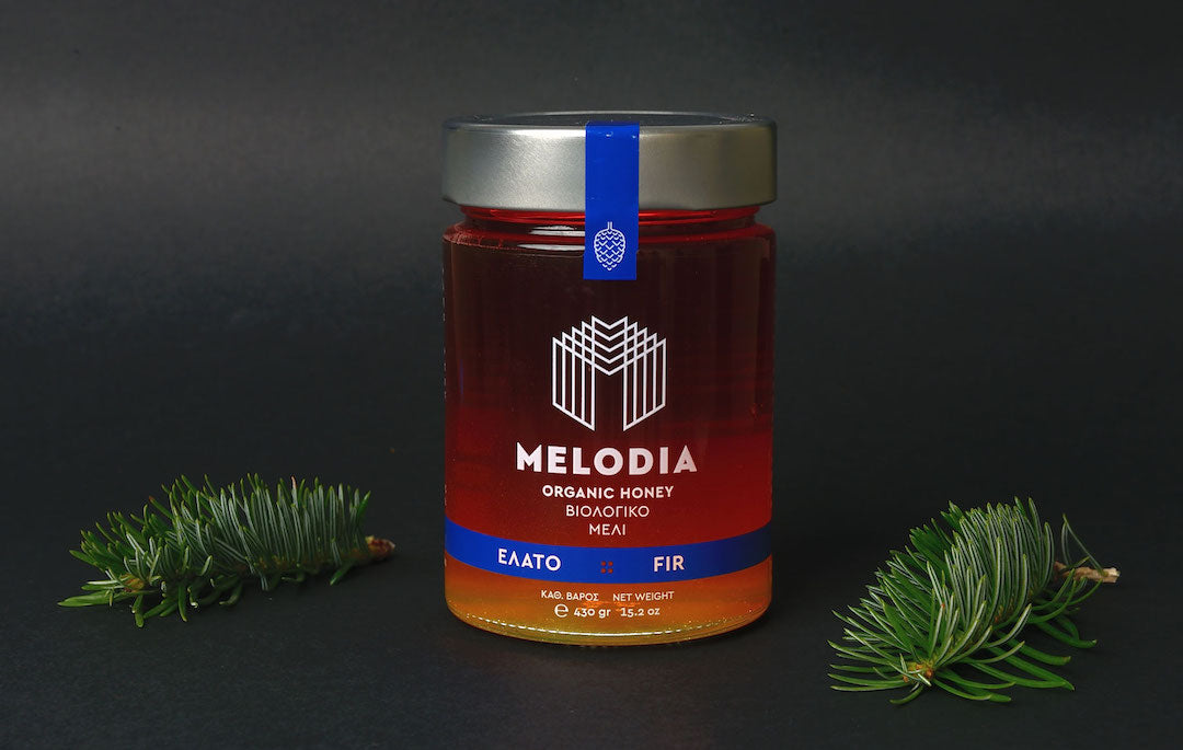 Miel grec de sapin Bio d'apiculture nomade 260g