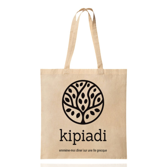 Tote bag en coton naturel kipiadi