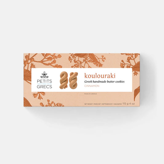 Biscuits koulouraki à la cannelle Petits Grecs 115g
