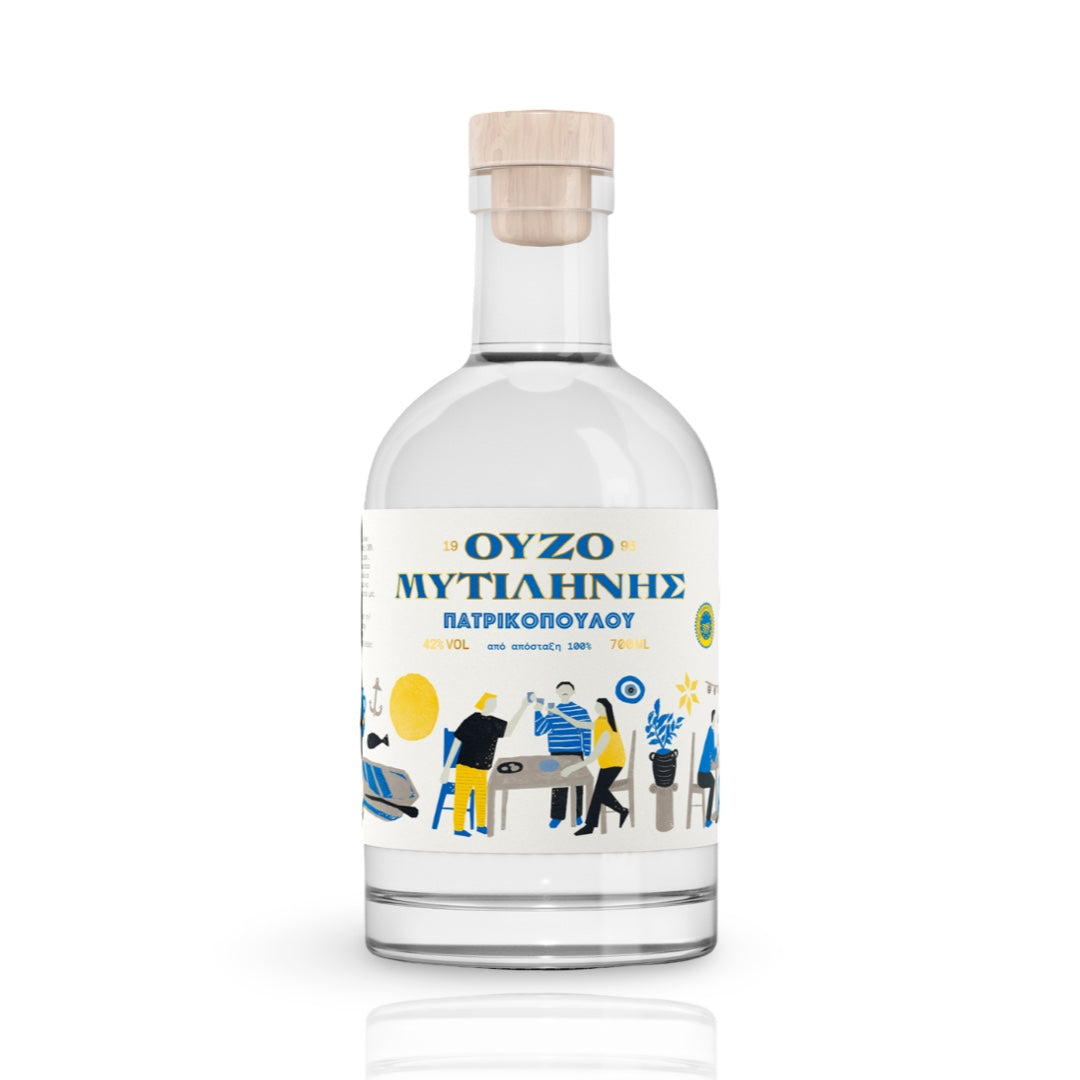 Ouzo artisanal de Mytilini Patrikopoulos 70cl