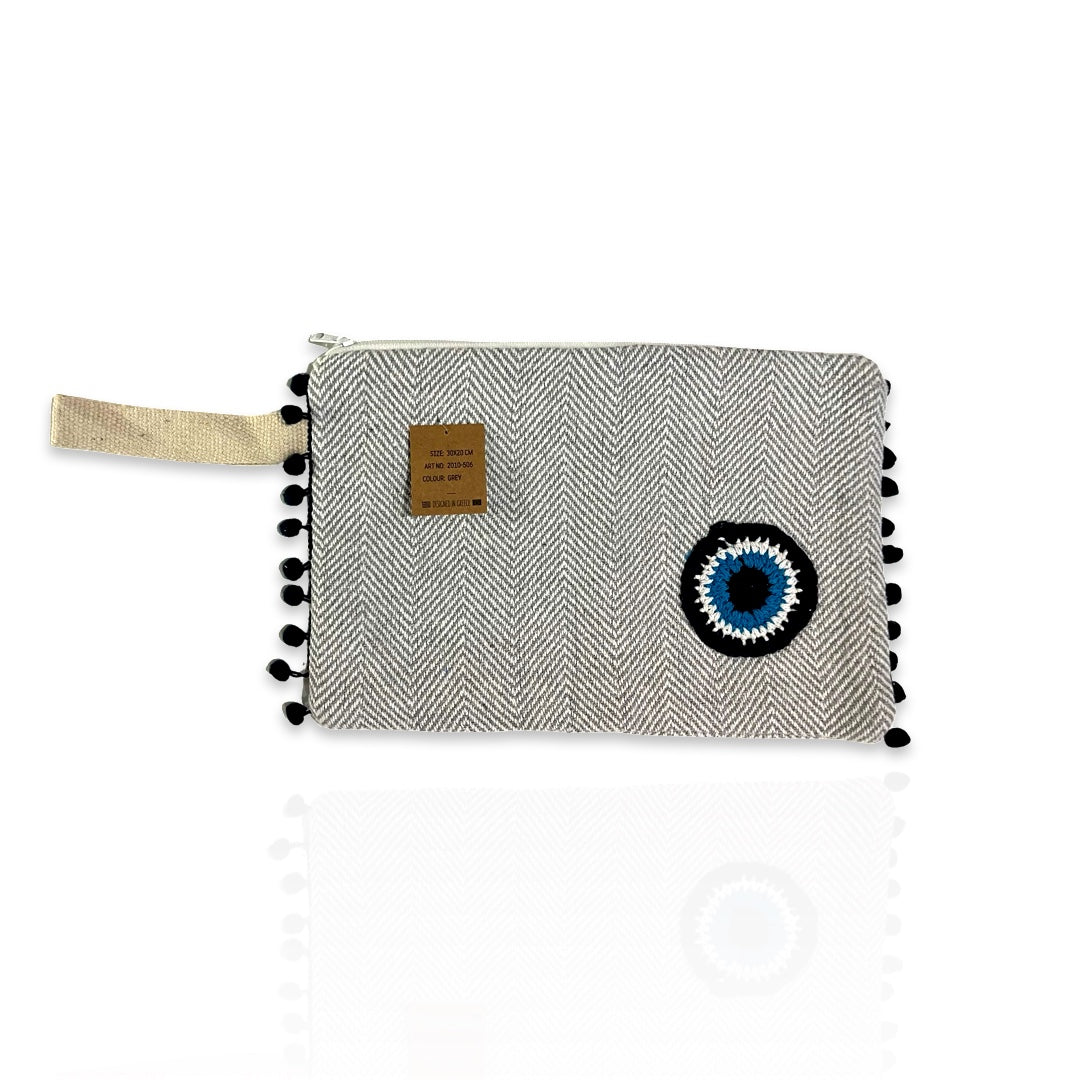 Pochette mati grec en cotton
