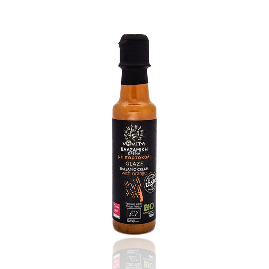 Crème de vinaigre balsamique à l'orange bio de Crète 200ml