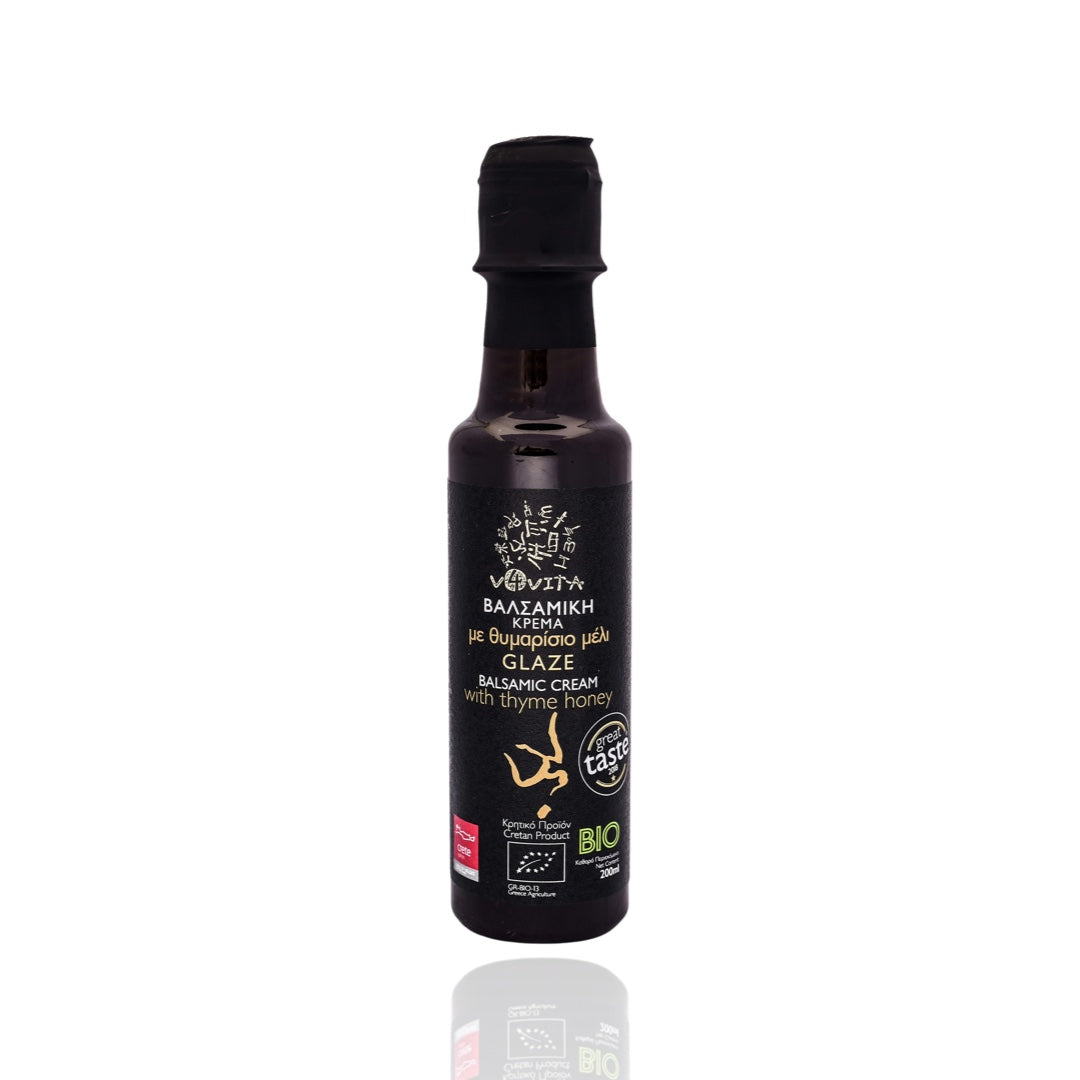 Crème de vinaigre balsamique au miel de thym bio de Crète 200ml