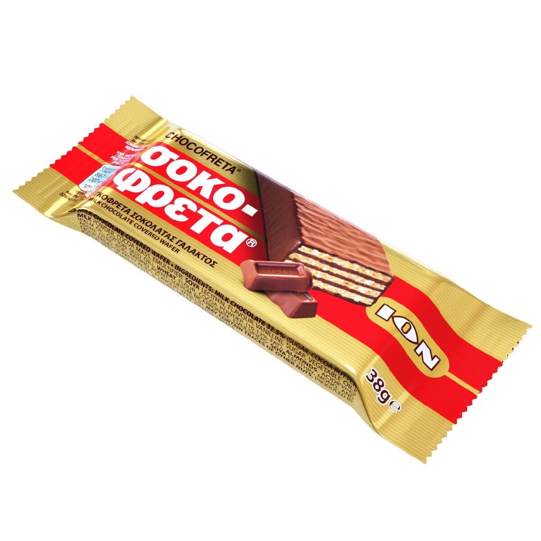 Gaufre au chocolat au lait Chocofreta 38gr