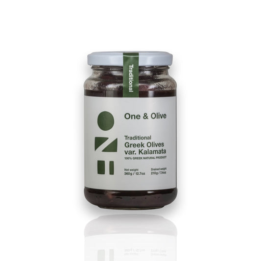 Olives traditionnelles Kalamata One&Olive 210g