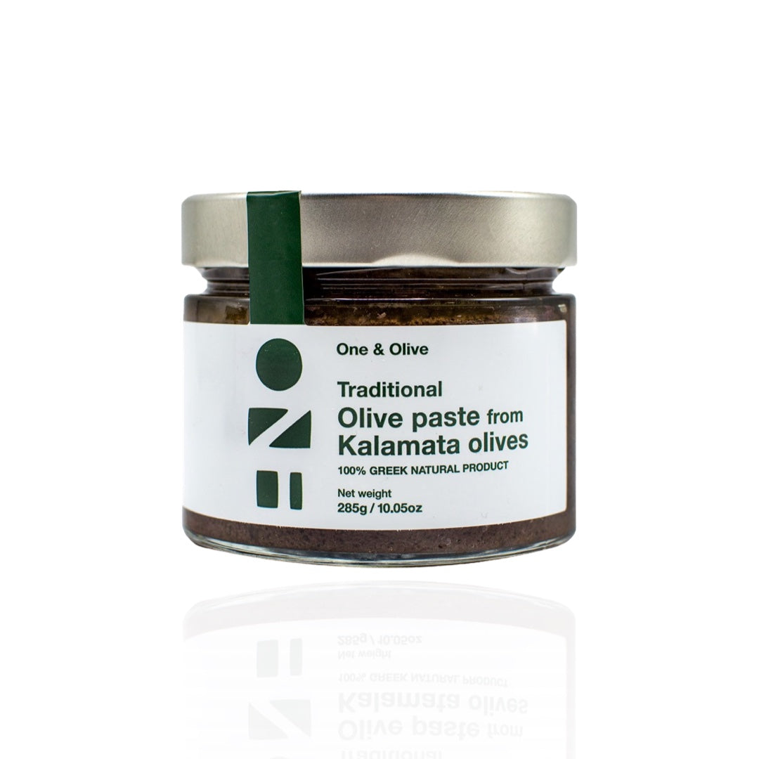 Tapenade d'olives Kalamata légèrement relevée One&Olive