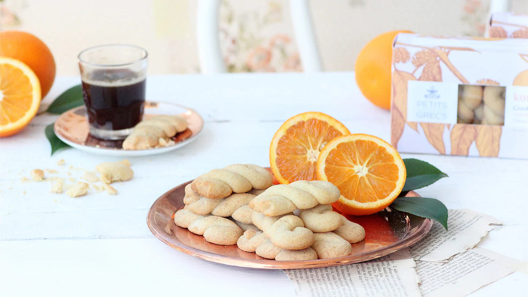 Biscuits koulouraki à l'orange Petits Grecs 115g