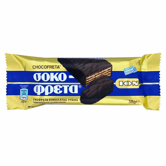 Gaufre au chocolat noir Chocofreta 38gr