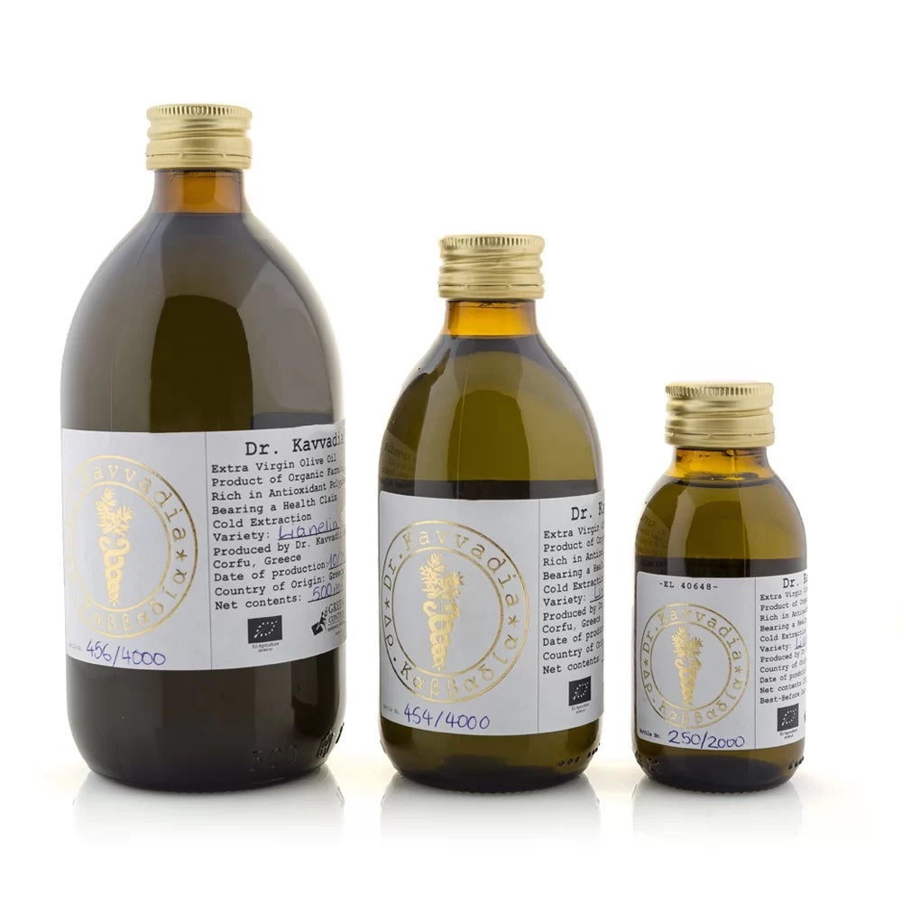 Huile d’olive extra vierge BIO de Corfou "Variété Lianelia"