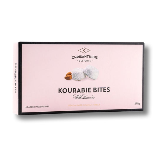 Kourabies almond butter cookies in bites  270g